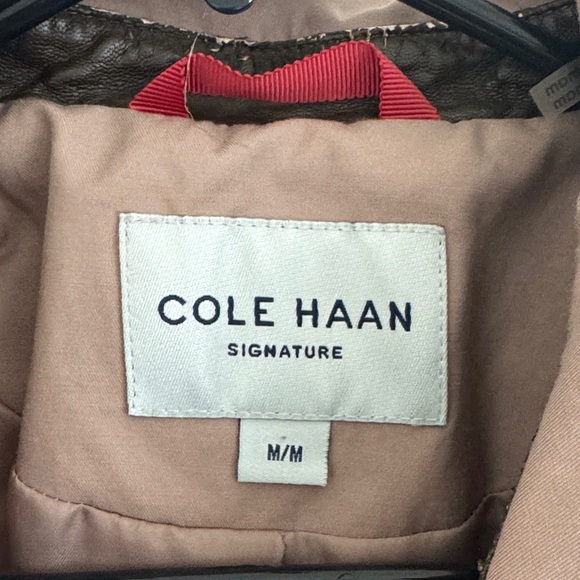 Cole Haan Dusty Taupe Belted Trench Coat - Picture 7 of 10